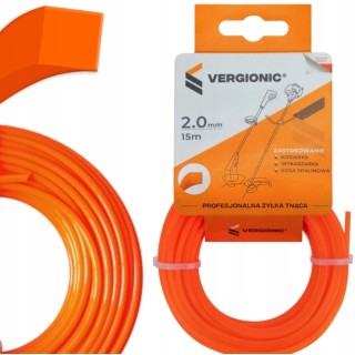 Żyłka Kwadratowa 2,4mm x 15m do Kosy Podkaszarki Spalinowej GD