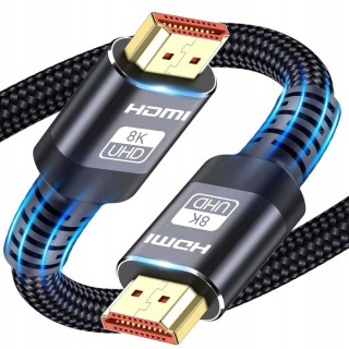 Kabel HDMI 2.1 Extralink 8K HDR, 1.5m - Wysoka jakość obrazu