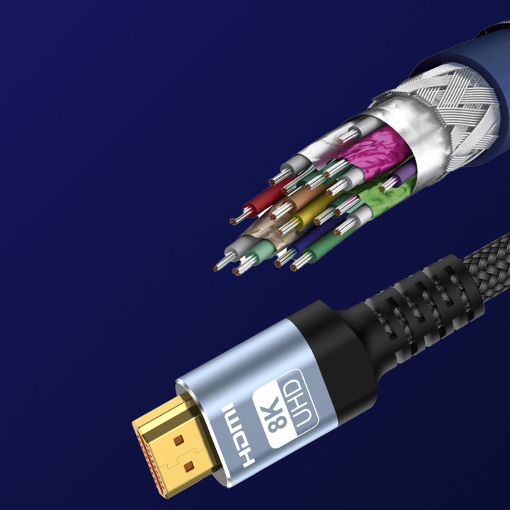 Kabel HDMI 2.1 Extralink 8K HDR, 1.5m - Wysoka jakość obrazu