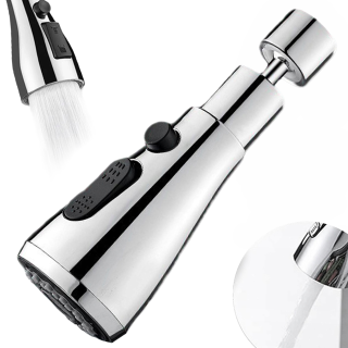 Srebrna końcówka do kranu Heckermann SP01 - wysokiej jakości akcesorium