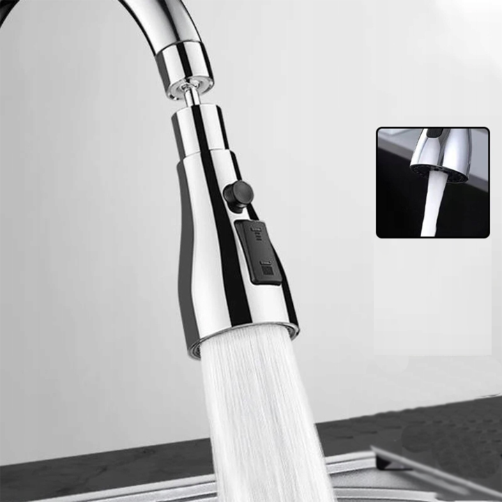 Srebrna końcówka do kranu Heckermann SP01 - wysokiej jakości akcesorium