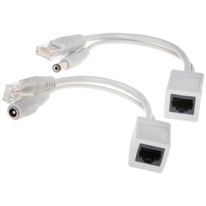 Zasilacz PoE Uniwersalny z Gniazdem RJ45