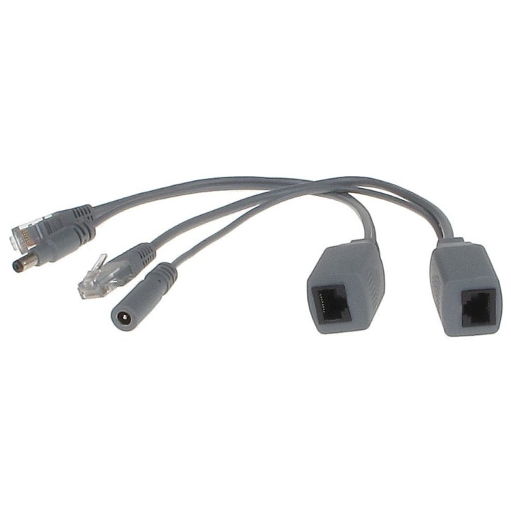 Zasilacz PoE Uniwersalny z Gniazdem RJ45