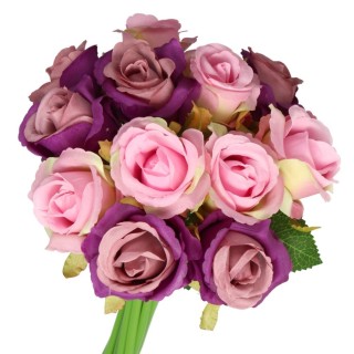 Sztuczne Róże Silikonowe - Kwiaty Gumowe do Dekoracji wnętrz