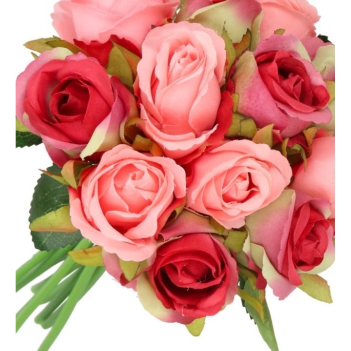 Sztuczne Róże Silikonowe - Kwiaty Gumowe do Dekoracji wnętrz