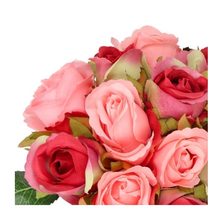 Sztuczne Róże Silikonowe - Kwiaty Gumowe do Dekoracji wnętrz