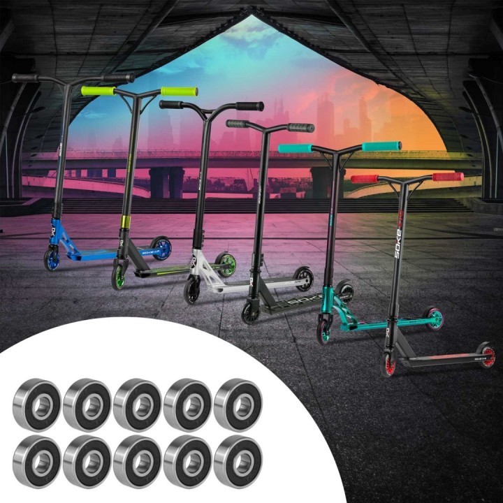 Łożyska ABEC-9 do hulajnogi - Komplet 10 sztuk wysokiej jakości