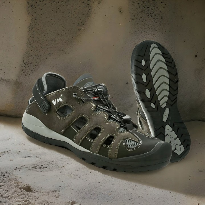 Sandały Robocze Męskie Trekkingowe Mocne Bez Podnoska VM TRIPOLIS O1 SRA 40