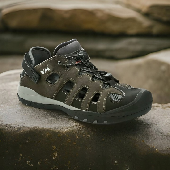 Sandały Robocze Męskie Trekkingowe Mocne Bez Podnoska VM TRIPOLIS O1 SRA 40