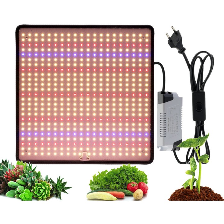 Profesjonalna lampa LED do wzrostu roślin Heckermann 500 diod PGL-A2825