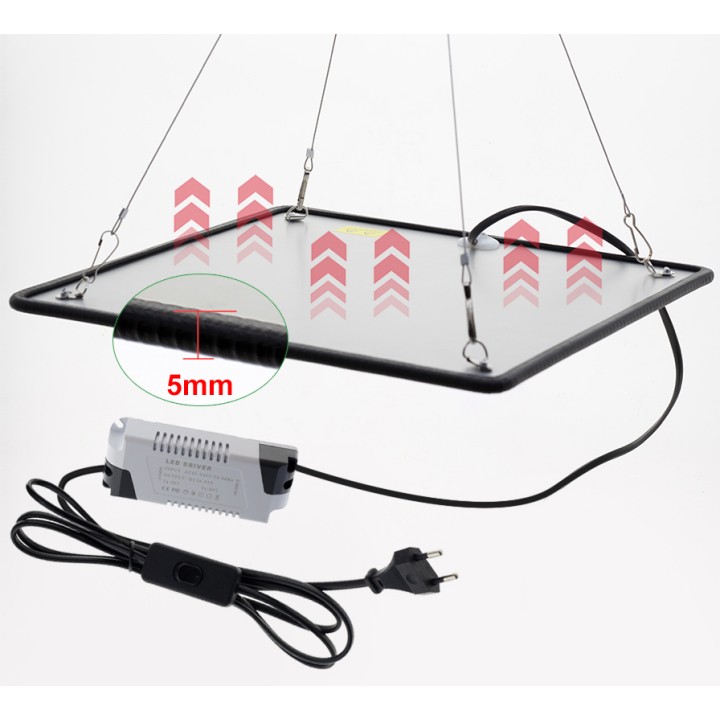 Profesjonalna lampa LED do wzrostu roślin Heckermann 500 diod PGL-A2825