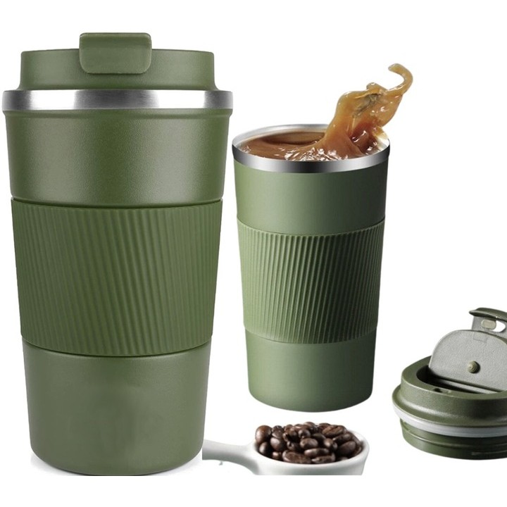 Ekspresowy Kubek Termiczny Extralink na Kawę 0,5 L Zielony