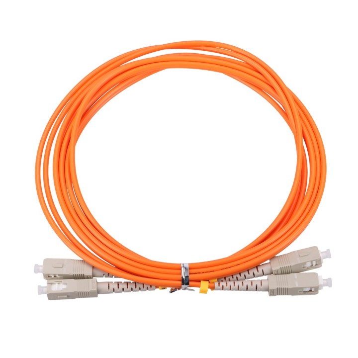 Patchcord Extralink SC/UPC-SC/UPC Duplex 1m Wielomodowy 50/125 3mm