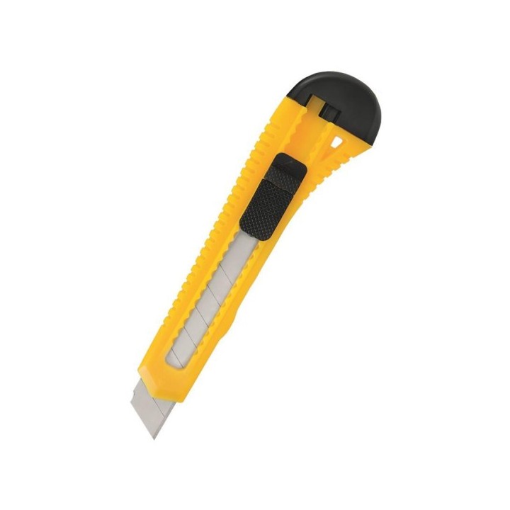 Nóż z łamanym ostrzem Gertu 18 mm żółty niezawodny