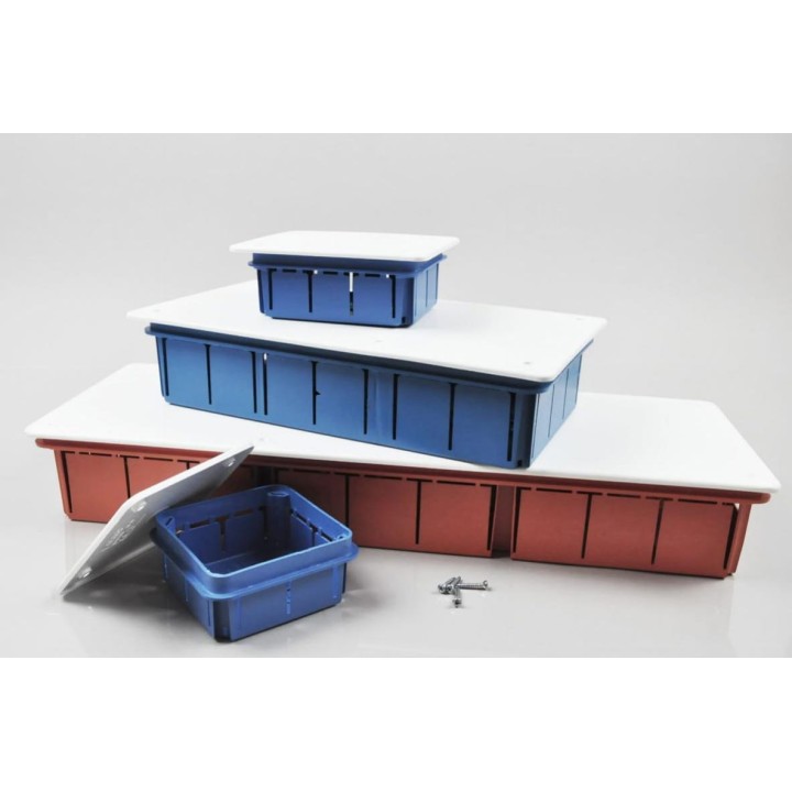 Podtynkowa puszka elektryczna 92x92x45 mm do instalacji w ścianach