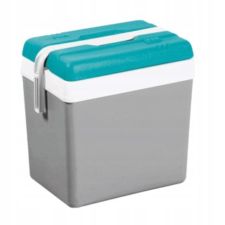 Lodówka Turystyczna 15L EXTRA COLD EDA Na Wkłady Mrożące Szara Biała Rączka