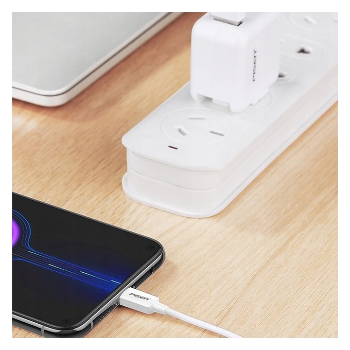 Szybki Kabel USB C PISEN 1m do Ładowania i Transmisji Danych Samsung