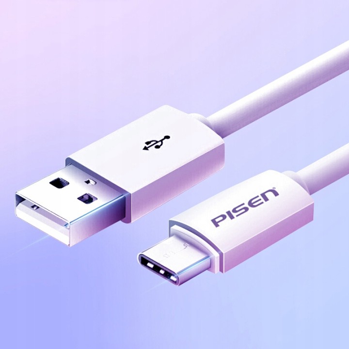 Szybki Kabel USB C PISEN 1m do Ładowania i Transmisji Danych Samsung