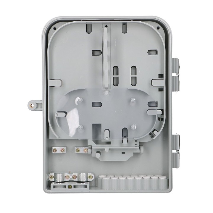 Puszka światłowodowa Extralink Emma V2, 16 spawów, mid-span, biała