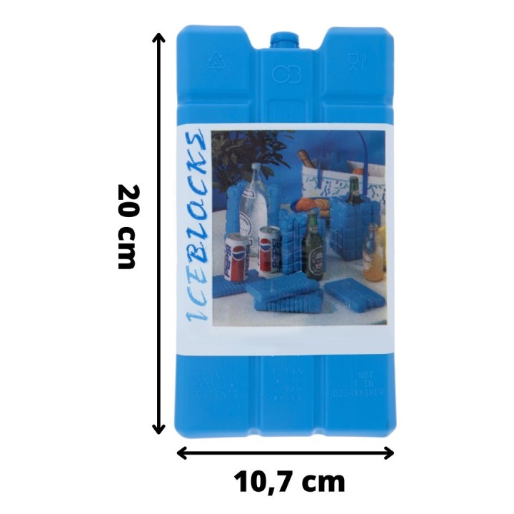 Wkład chłodzący do lodówek turystycznych KAMAI 2x750ml Niebieski