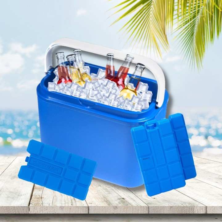 Wkład chłodzący do lodówek turystycznych KAMAI 2x750ml Niebieski