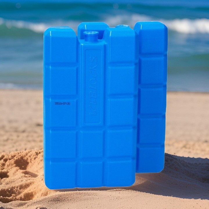 Wkład chłodzący do lodówek turystycznych KAMAI 2x750ml Niebieski