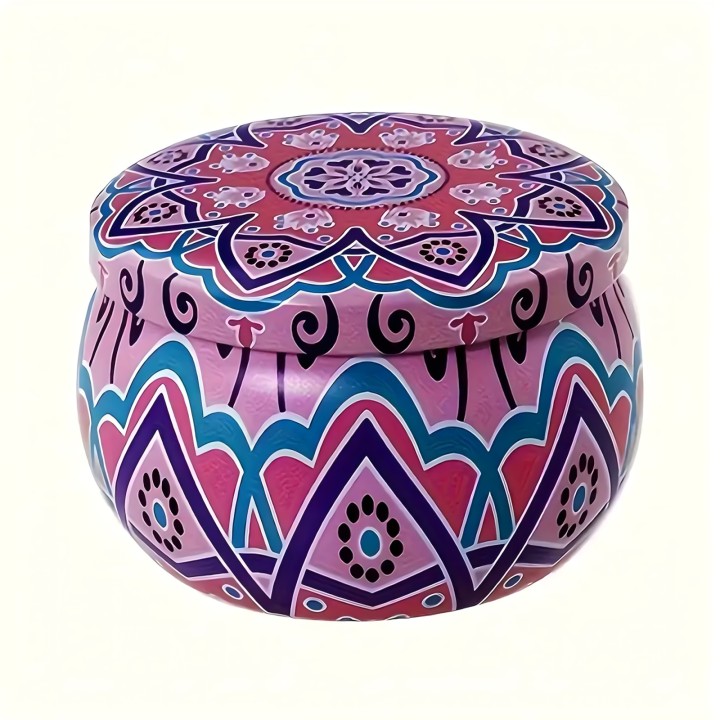 Świecowy Zestaw Premium 4 Sojowych Świec Zapachowych w Eleganckim Boxie