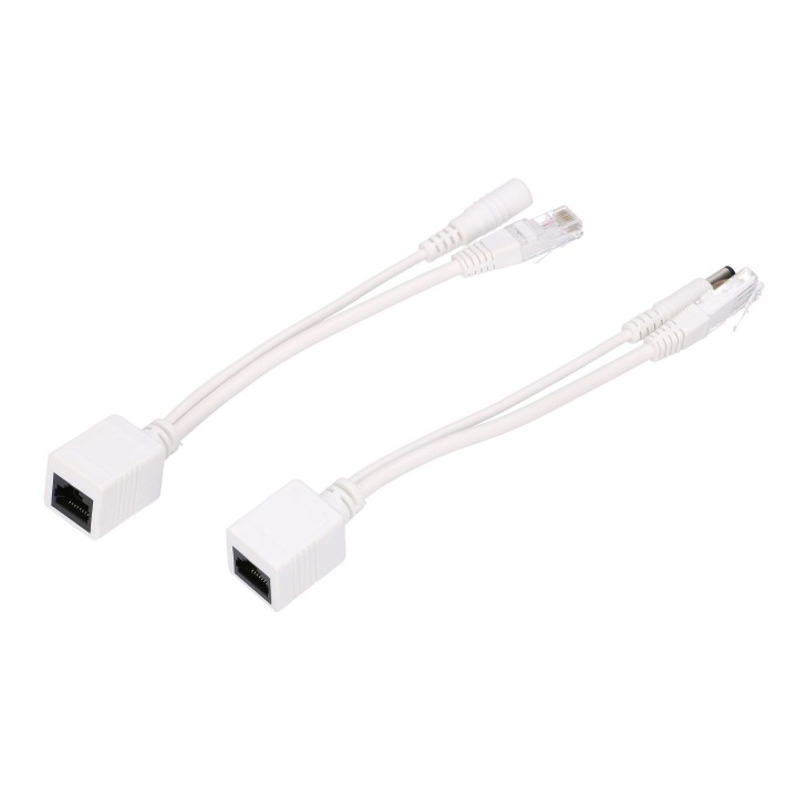 Injektor PoE Extralink 1-Portowy z Splitterem 100Mb/s, 44-57 V