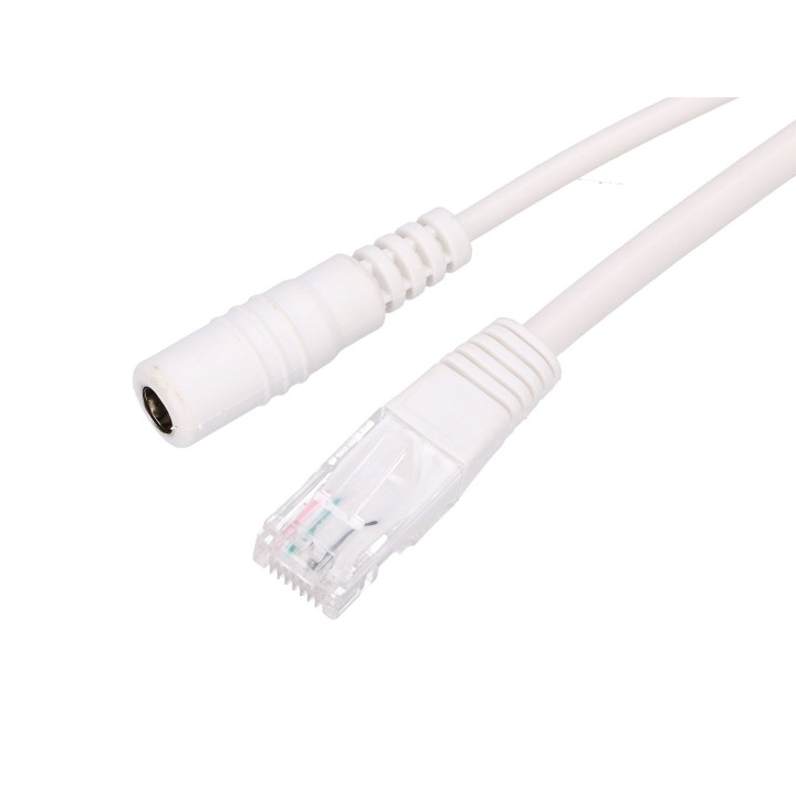 Injektor PoE Extralink 1-Portowy z Splitterem 100Mb/s, 44-57 V