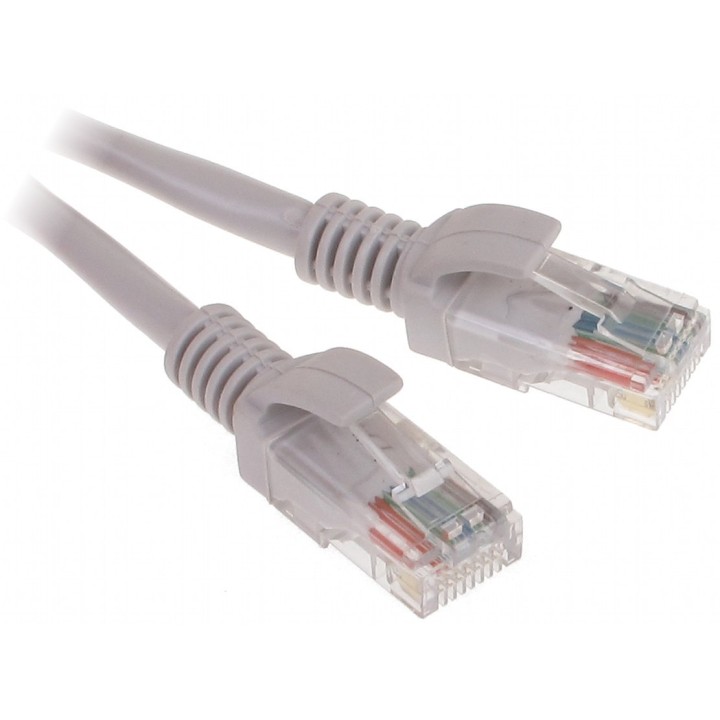 Kabel sieciowy UTP RJ45 3.0m szary kat. 5e