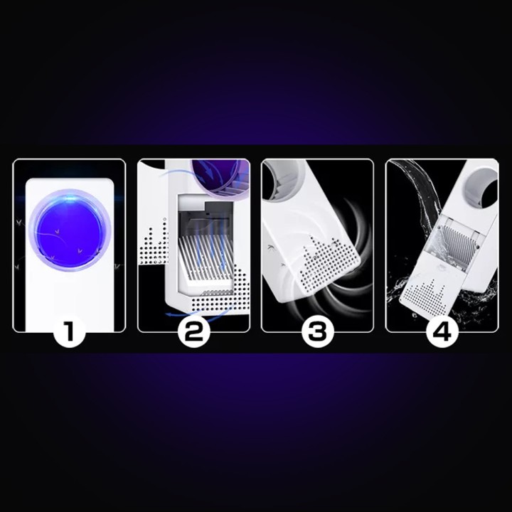 Lampa na owady UV Heckermann MK860 - elektryczna pułapka na komary