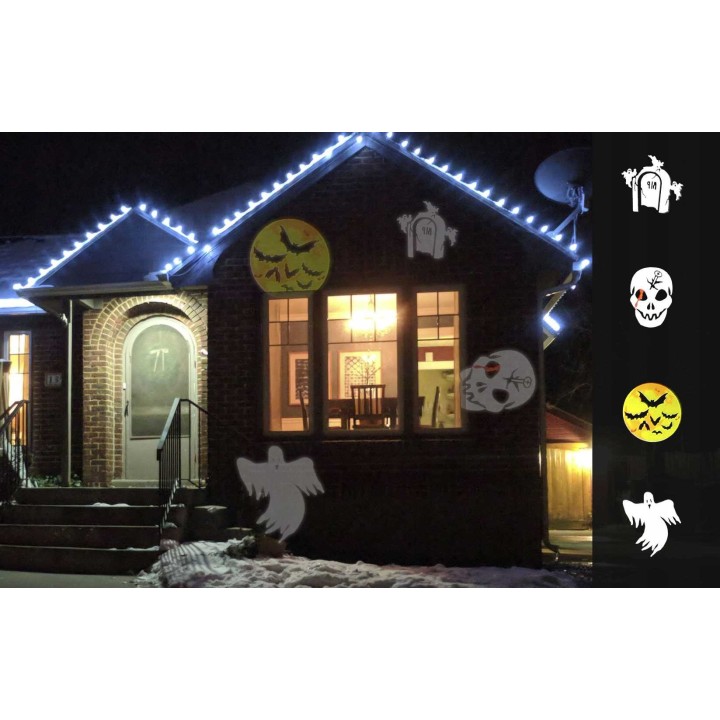 Projektor świąteczny LED 20 wzorów 12W LBS-033