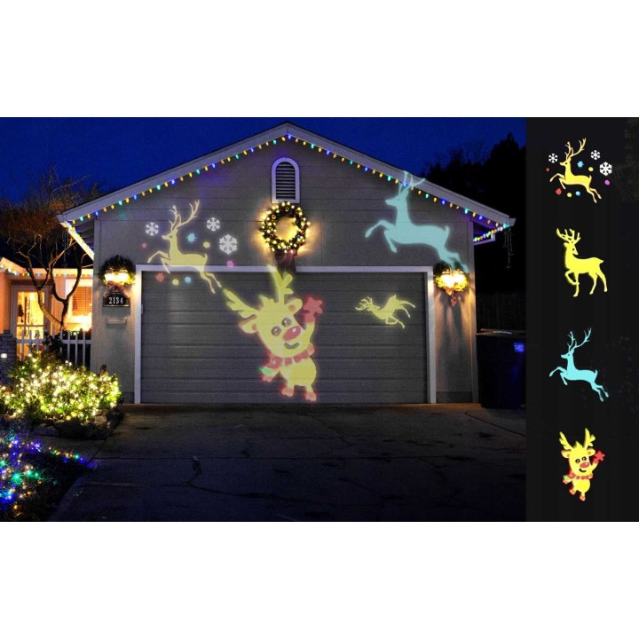 Projektor świąteczny LED 20 wzorów 12W LBS-033