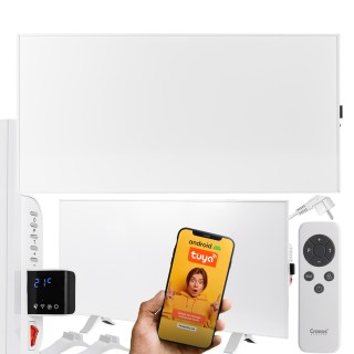 Panel grzewczy podczerwieni Cronos Synthelith PRO CRP-770TWP Biały