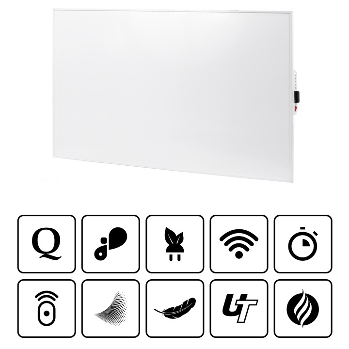 Panel grzewczy Pro CRP-500TWP Synthelith IR Cronosbiały