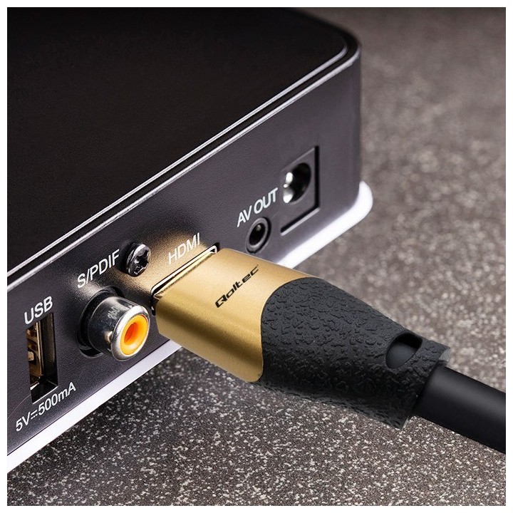 Kabel HDMI v2.1 Ultra High Speed 8K / 60Hz | 5m Qoltec