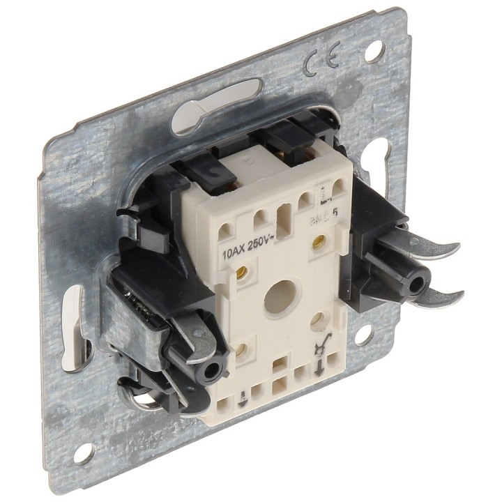 Podwójny łącznik świetlny LEGRAND Cariva 10A