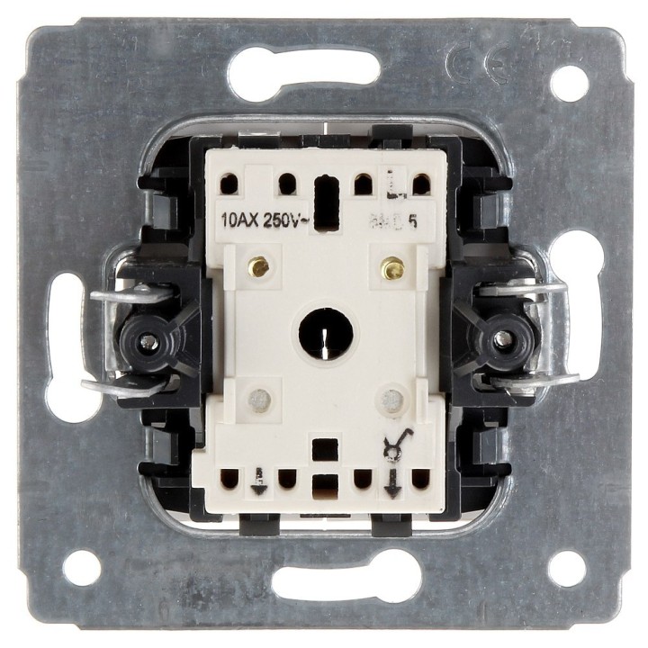 Podwójny łącznik świetlny LEGRAND Cariva 10A