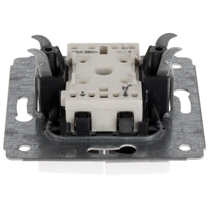 Podwójny łącznik świetlny LEGRAND Cariva 10A