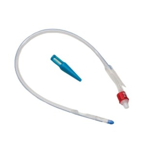 Cewnik Foleya dwudrożny z plastikową zastawką CH18 | Cewnik urologiczny silikonowy z balonem RTG 5-
