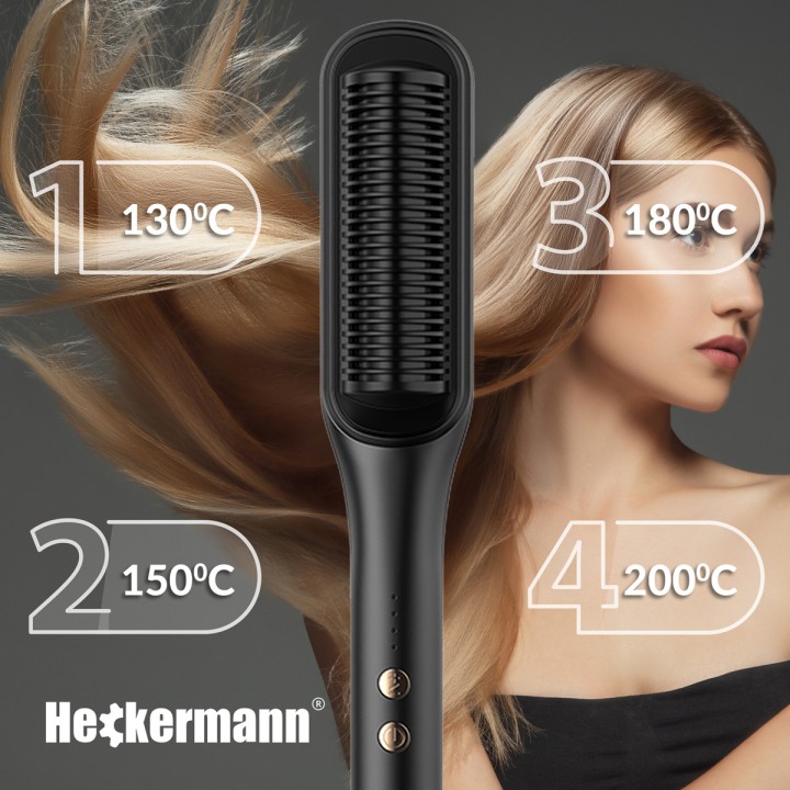 Prostownica do włosów ceramiczna YS668 Czarna - Profesjonalna prostownica do włosów ceramiczna