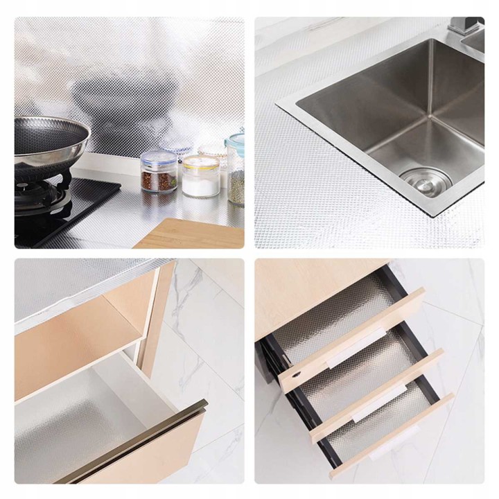 Folia Aluminiowa Samoprzylepna Heckermann SIATKA 60x500