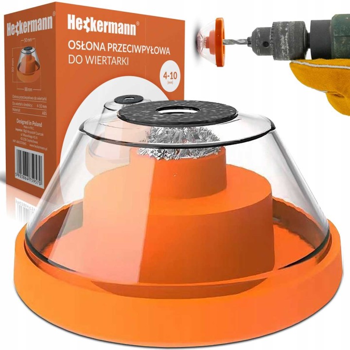 Osłona przeciwpyłowa do wiertarki Heckermann