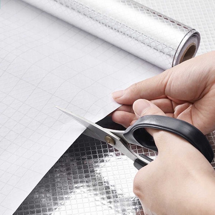 Folia Aluminiowa Samoprzylepna Heckermann SIATKA 60x500