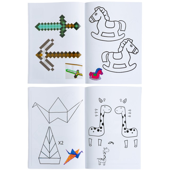 Zestaw Szablonów do Długopisu 3D