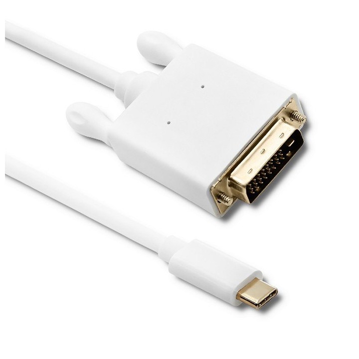 Kabel USB 3.1 typ C męski/DVI męski/4K/2m