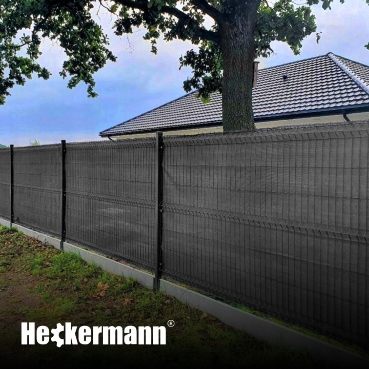 Siatka Cieniująca Heckermann 1,5x50m - Kolor Szary
