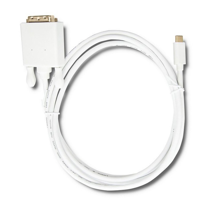 Kabel USB 3.1 typ C męski/DVI męski/4K/2m