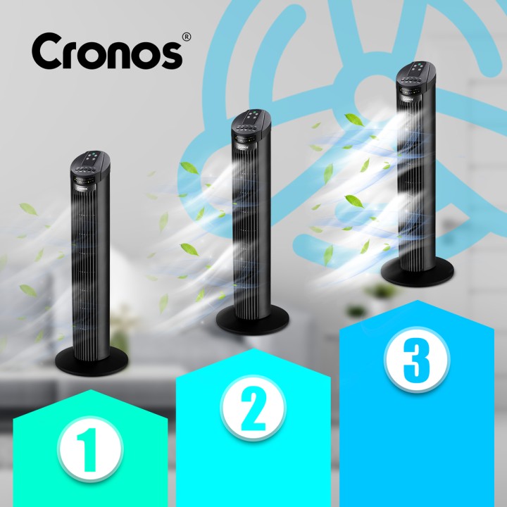 Kolumnowy wentylator podłogowy Cronos BGTF-2901R