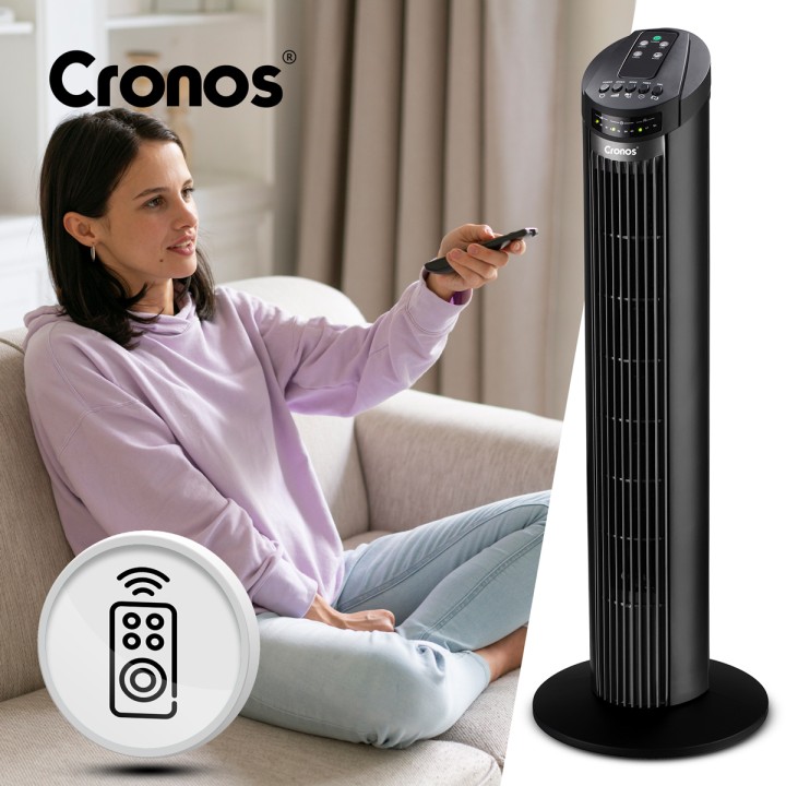 Kolumnowy wentylator podłogowy Cronos BGTF-2901R